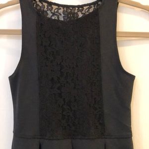 abercrombie girl’s dress navy with lace